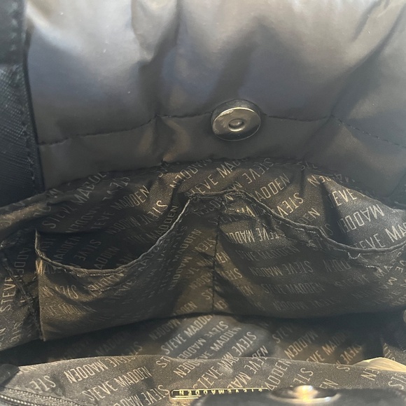 Steve Madden Black Quilted Tote Bag 🖤👜 - Picture 7 of 16